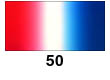 Graduated Gradient Rainbow Vinyl Horizontal Red To White To Blue 50