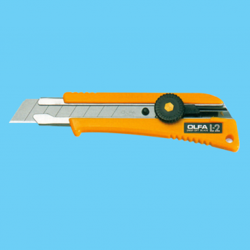 OLFA® Rubber Grip Ratchet-Lock Utility Knife
